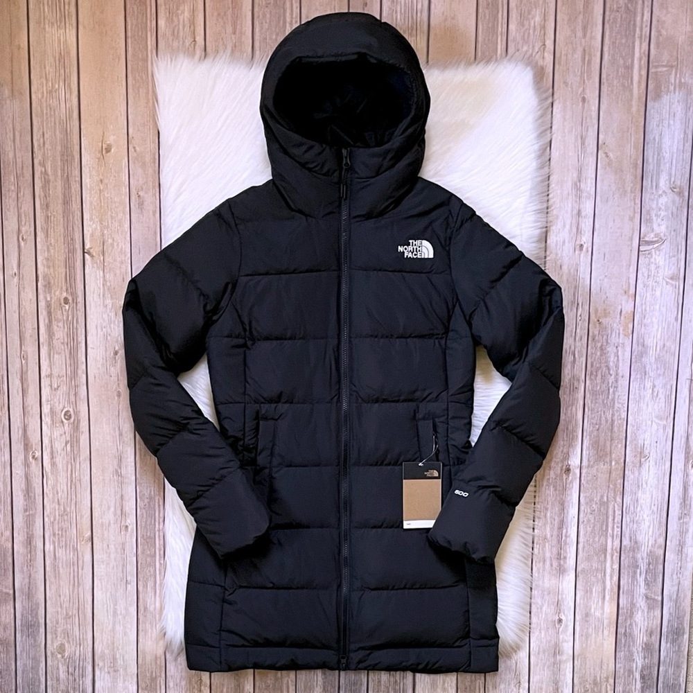 The North Face Women’s Gotham Parka In TNF Black - Picture 2 of 9